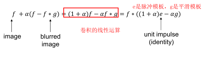 锐化核的推导过程