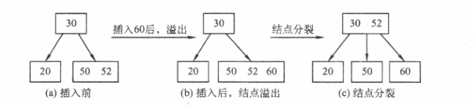 结点的分裂